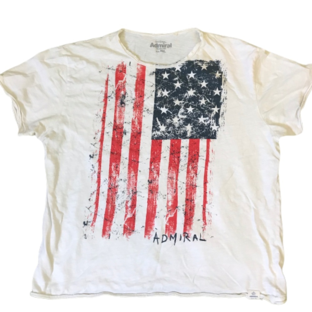 ADMIRAL Collection Americana Graphic Tee Shirt XXL